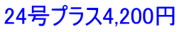 24号プラス4,200円
